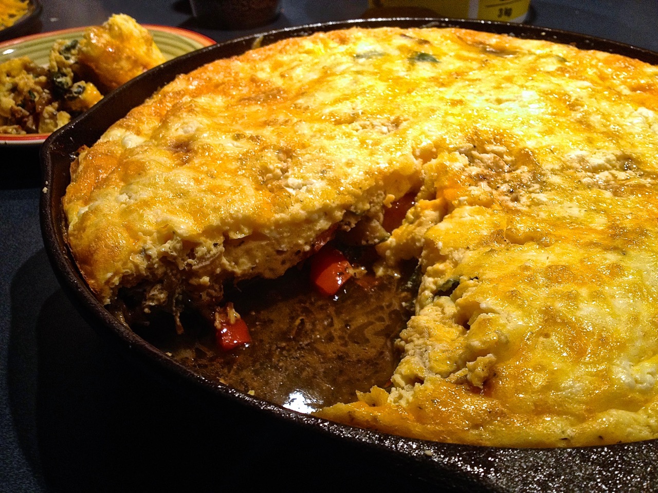 Egg pizza!